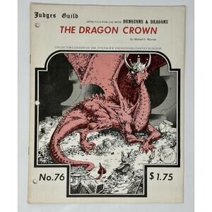 The Dragon Crown Judges Guild No. 76 1979 Dungeons & Dragons D&D